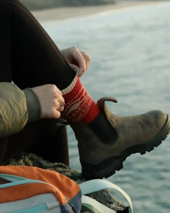 Damen Rambler Natürliche Mittelschwere Crew-Socken