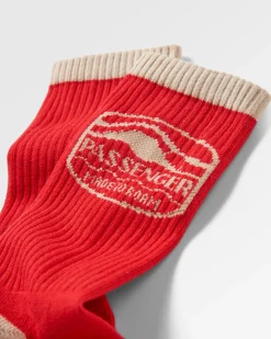 Damen Rambler Natürliche Mittelschwere Crew-Socken