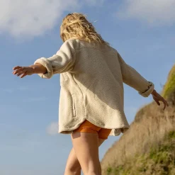 Damen Rappel Sherpa Fleece Oversized Shirt