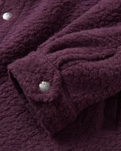 Damen Rappel Sherpa Oversized Shirt