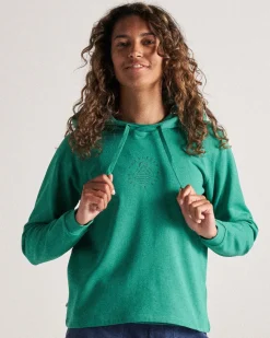 Damen Remote Hoodie – Grünsee