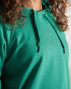 Damen Remote Hoodie – Grünsee