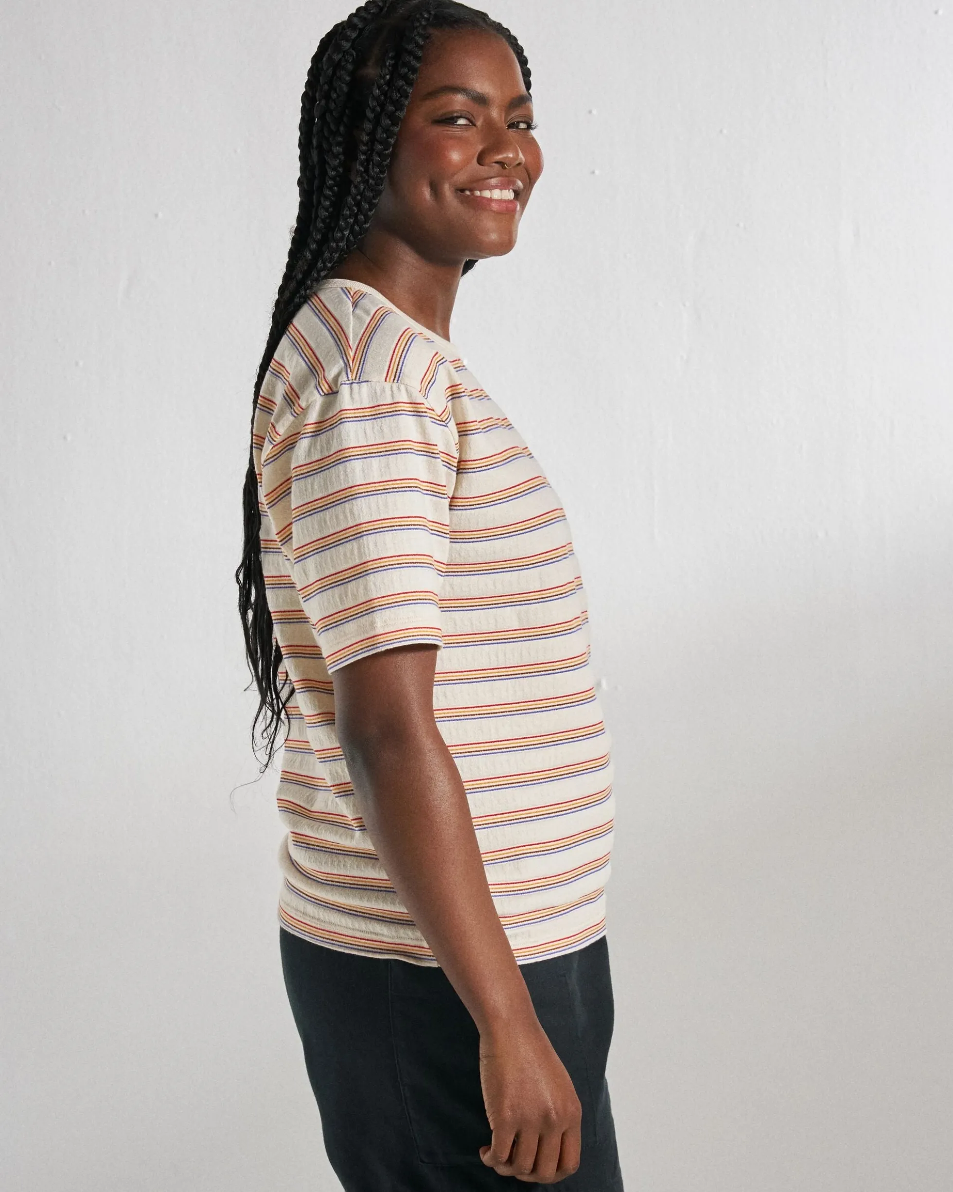 Damen Retro Vibes Bio-Baumwoll-T-Shirt