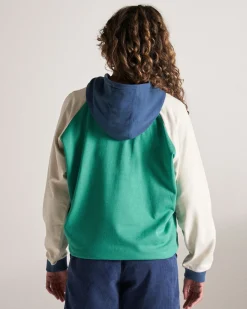 Damen Riser Bio-Baumwoll Kapuzenpullover