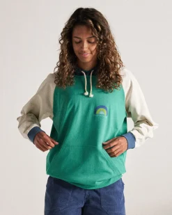 Damen Riser Bio-Baumwoll Kapuzenpullover
