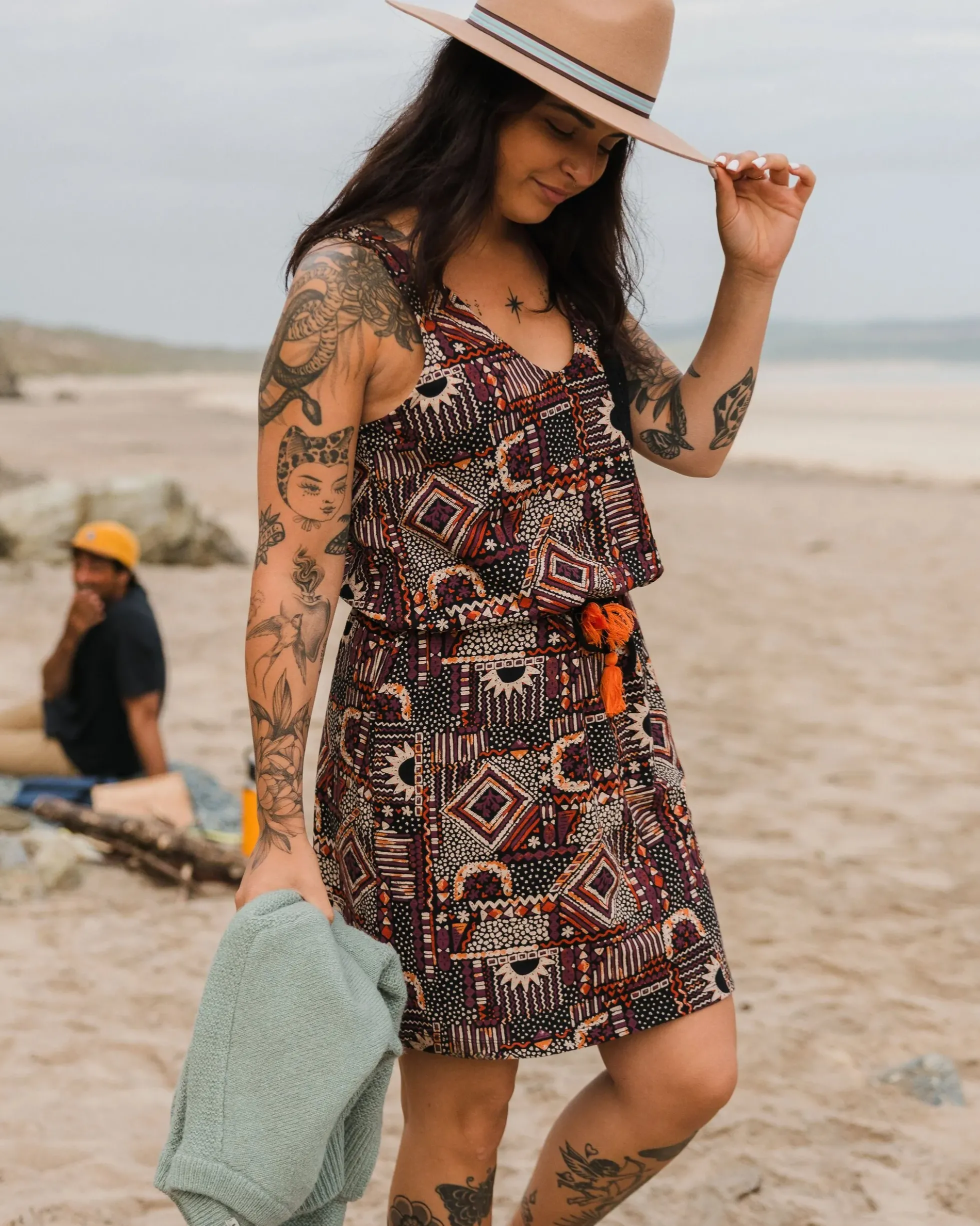 Damen Rivergate Baumwollkleid