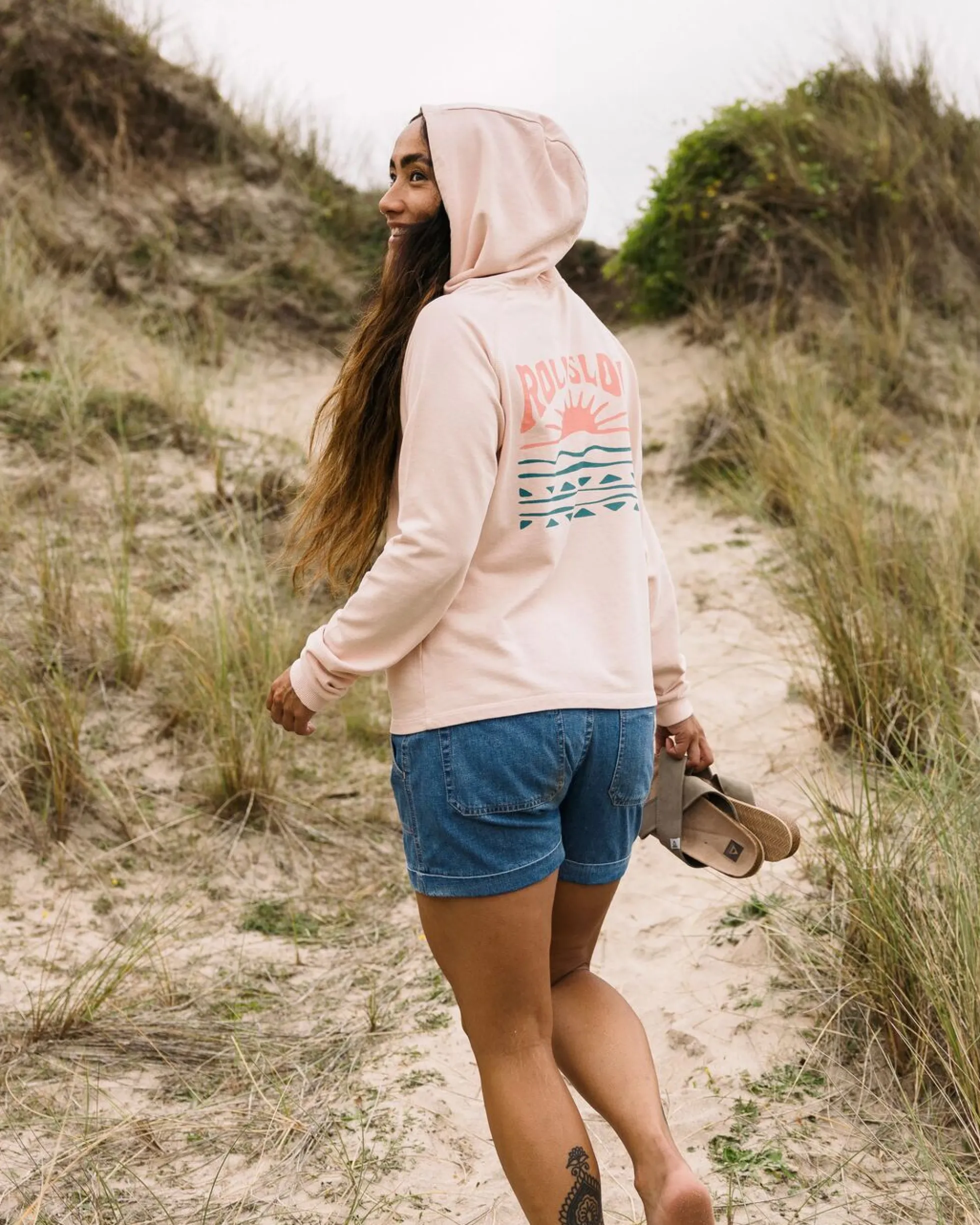 Damen Rolling Slow Hoodie