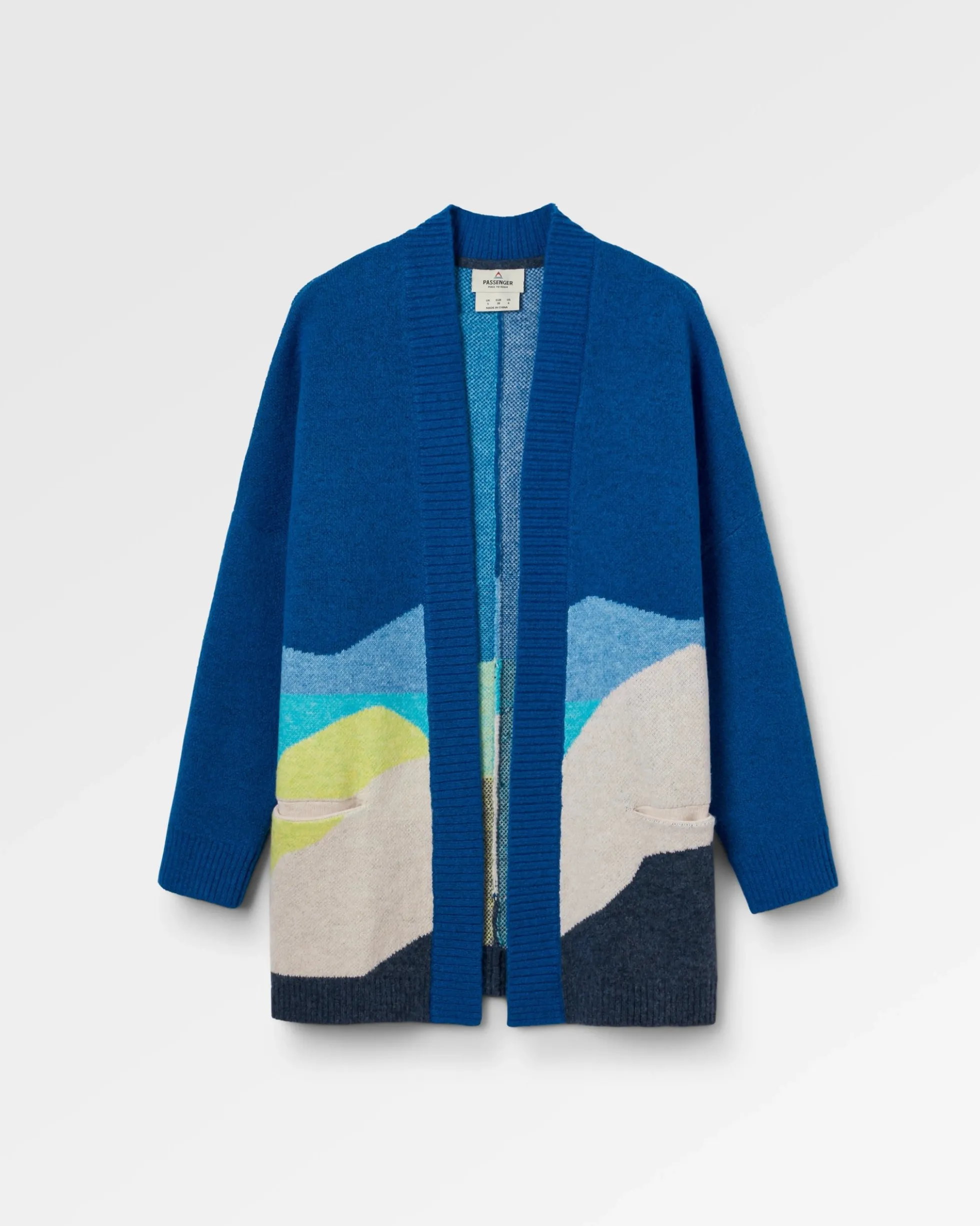 Damen Scenic Gestrickter Cardigan in Langer Form