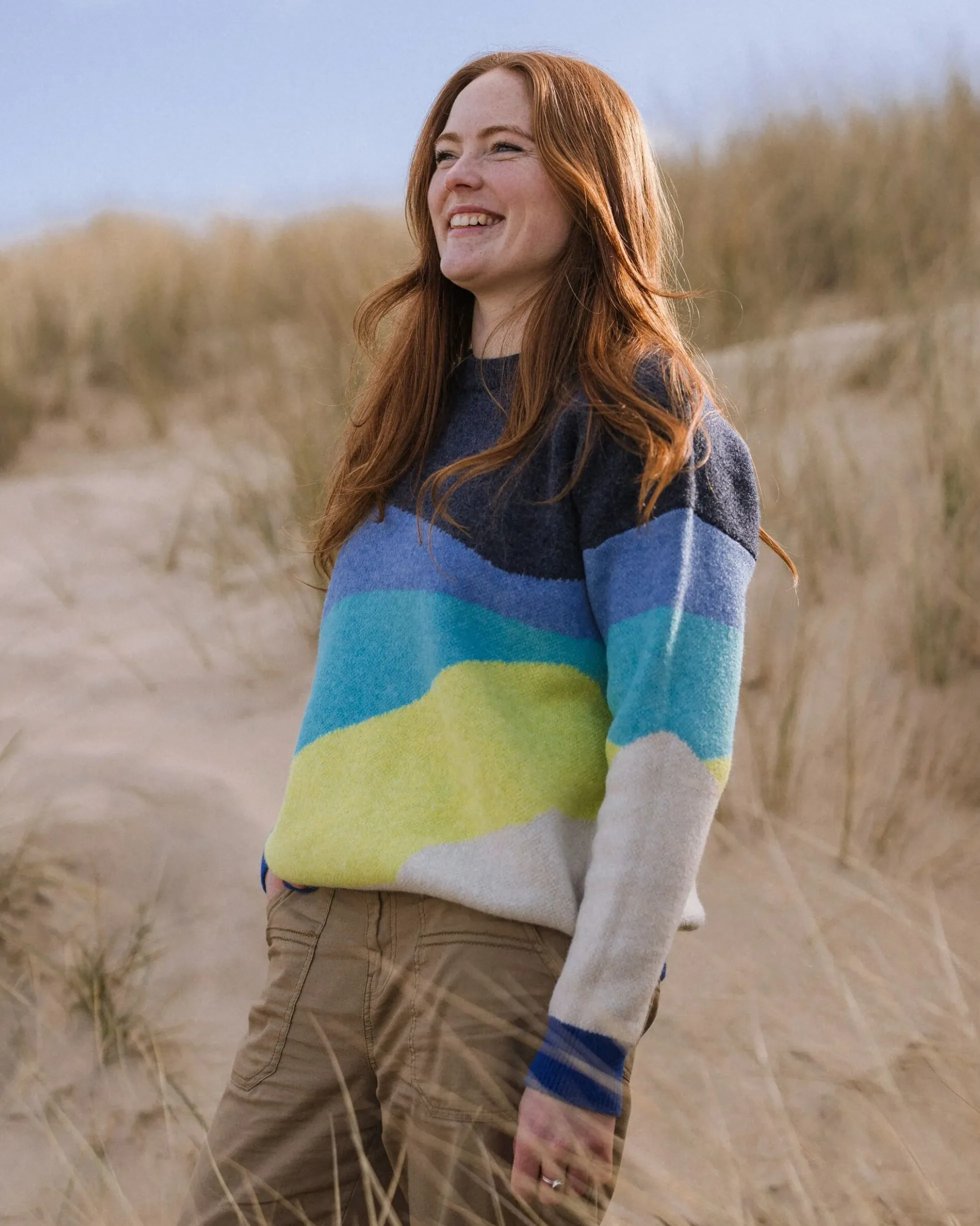 Damen Scenic Gestrickter Pullover