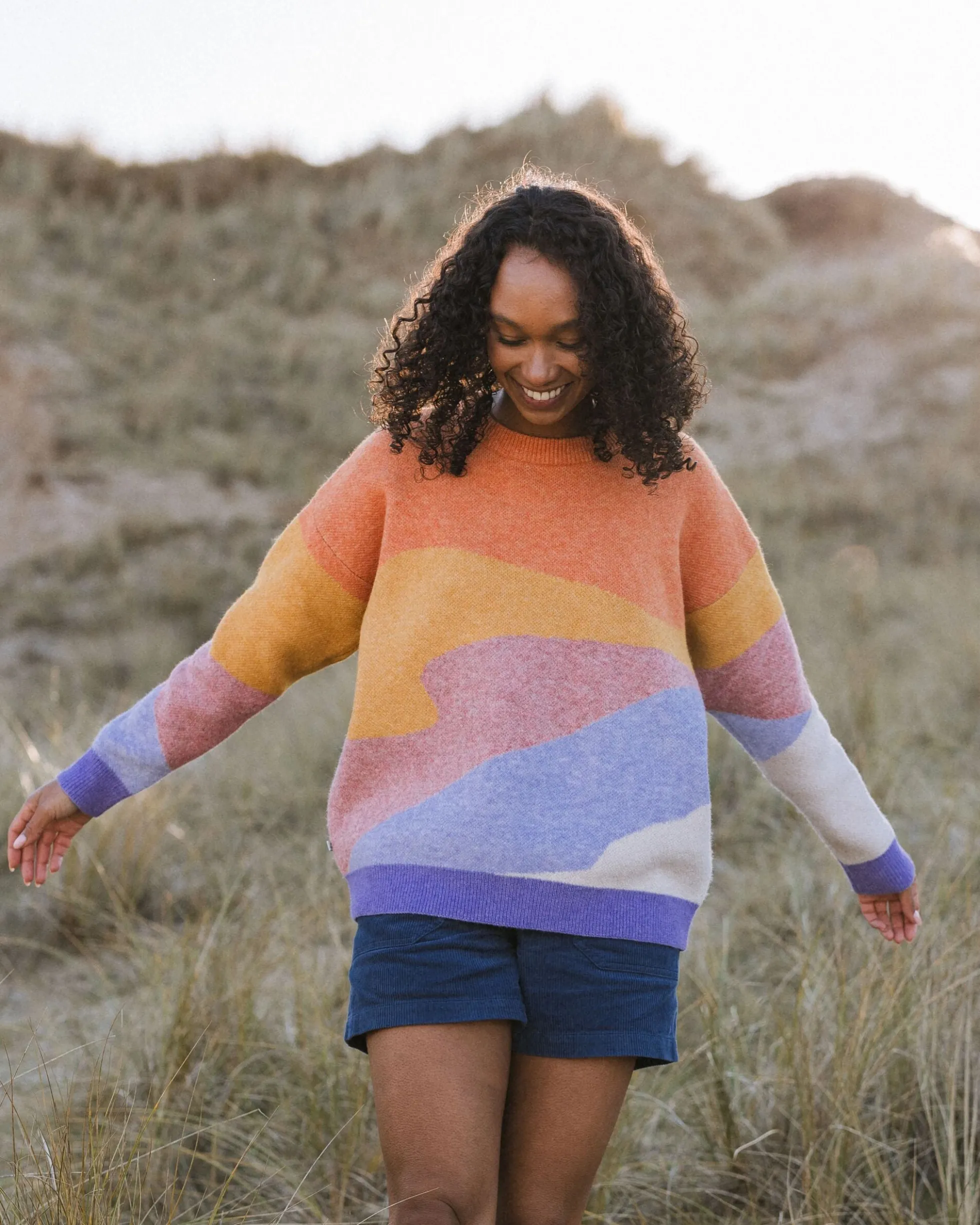 Damen Scenic Gestrickter Pullover