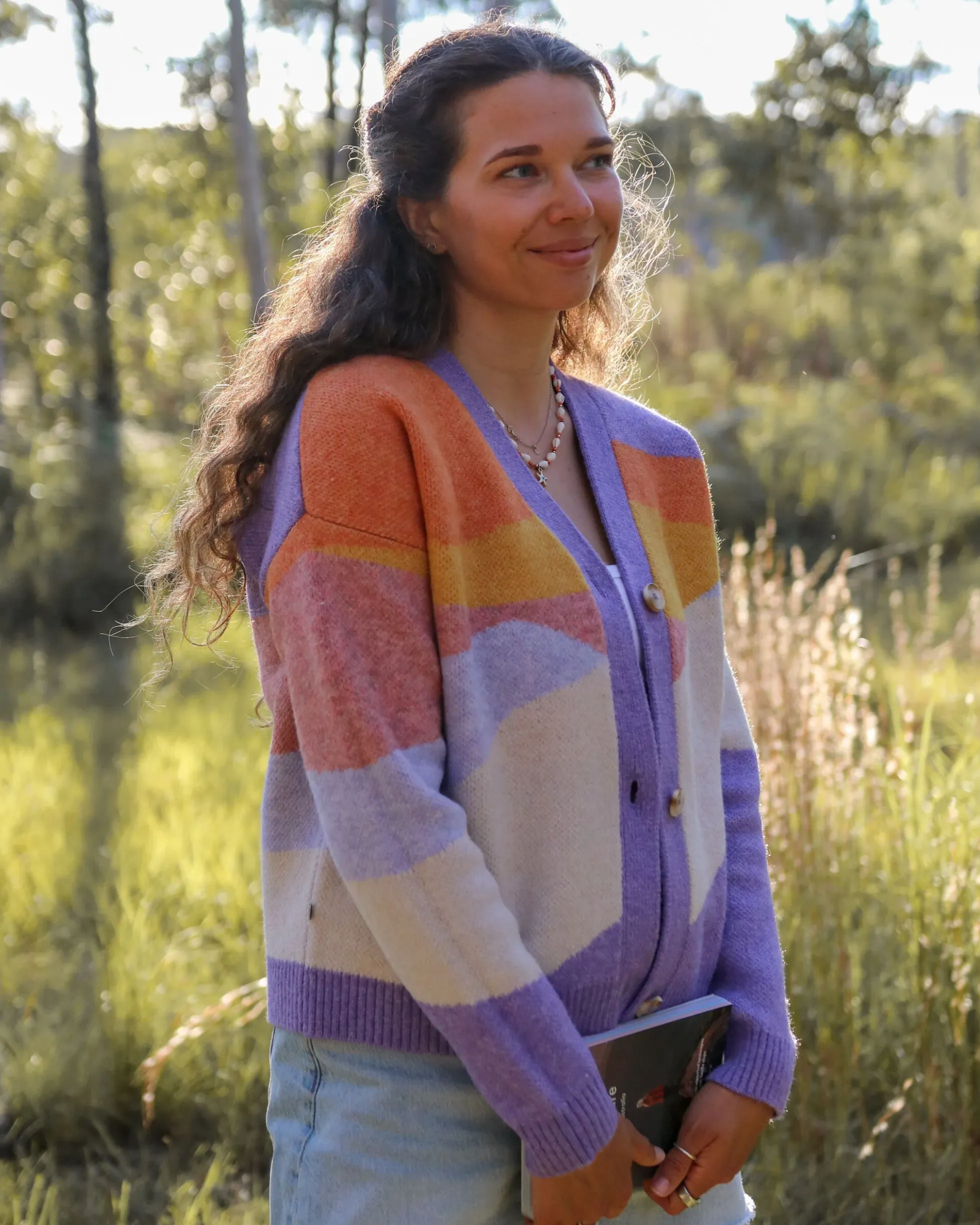 Damen Scenic Knitted Cardigan