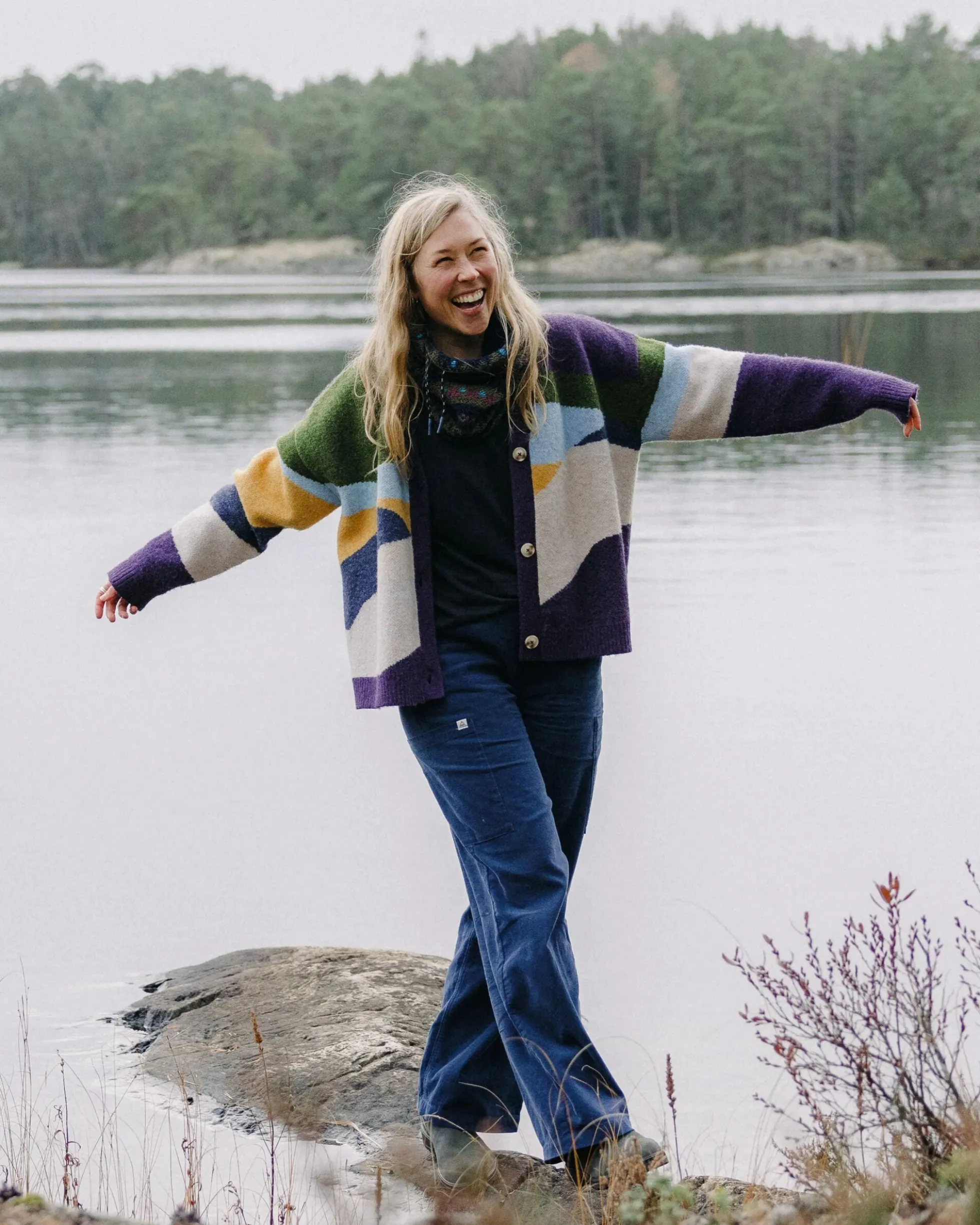Damen Scenic Knitted Cardigan