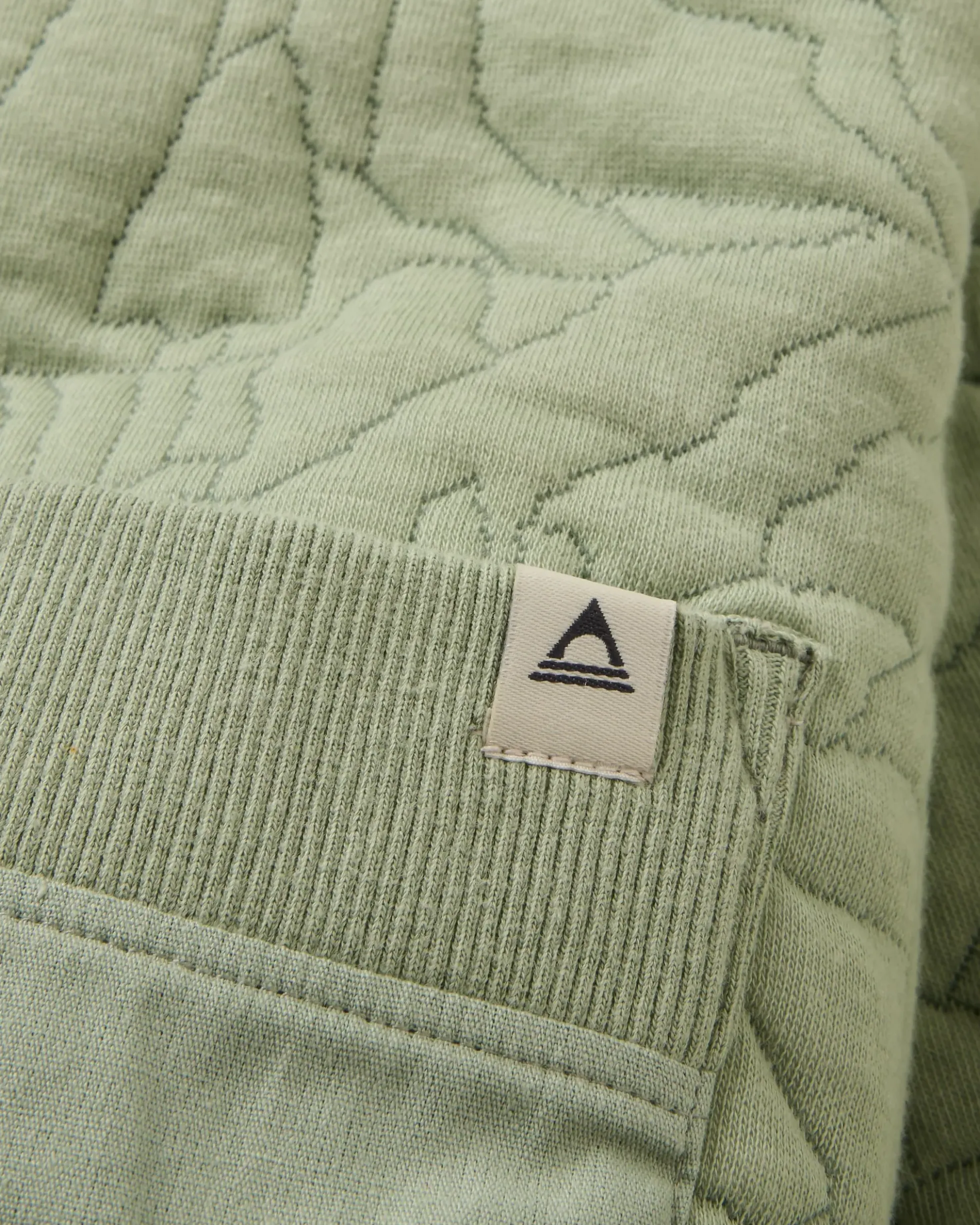 Damen Seagrass Bio-Baumwoll Gesteppter Cardigan