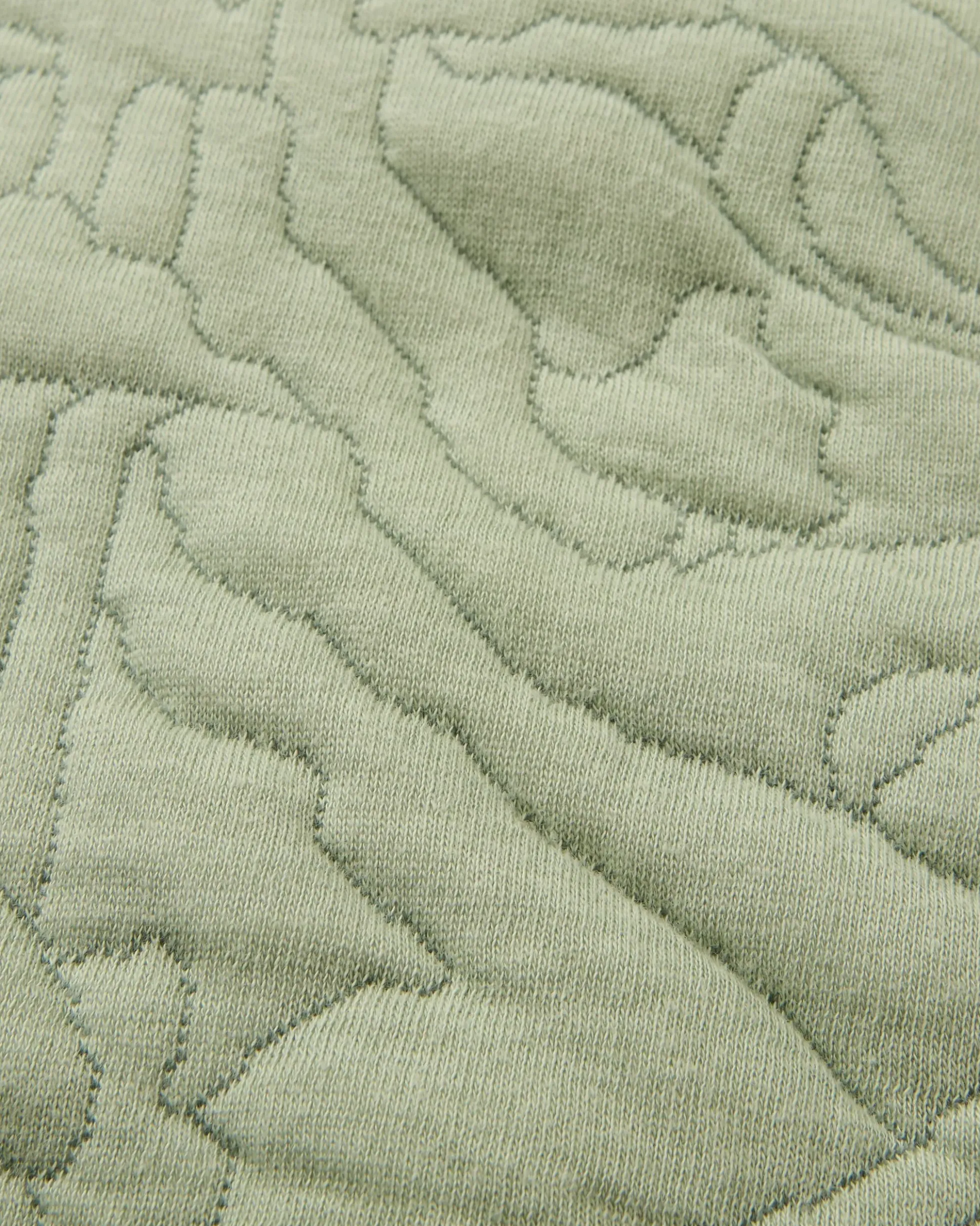 Damen Seagrass Bio-Baumwoll Gesteppter Cardigan