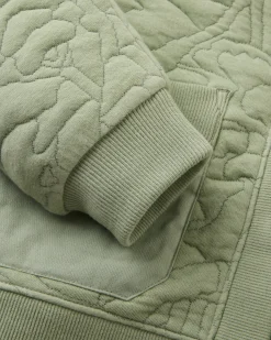 Damen Seagrass Bio-Baumwoll Gesteppter Cardigan