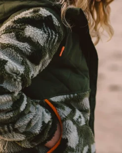 Damen Sefton Tieflor-Sherpa Fleece mit Reißverschluss