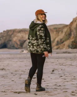 Damen Sefton Tieflor-Sherpa Fleece mit Reißverschluss