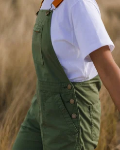 Damen Shuffle Kurze Latzhose