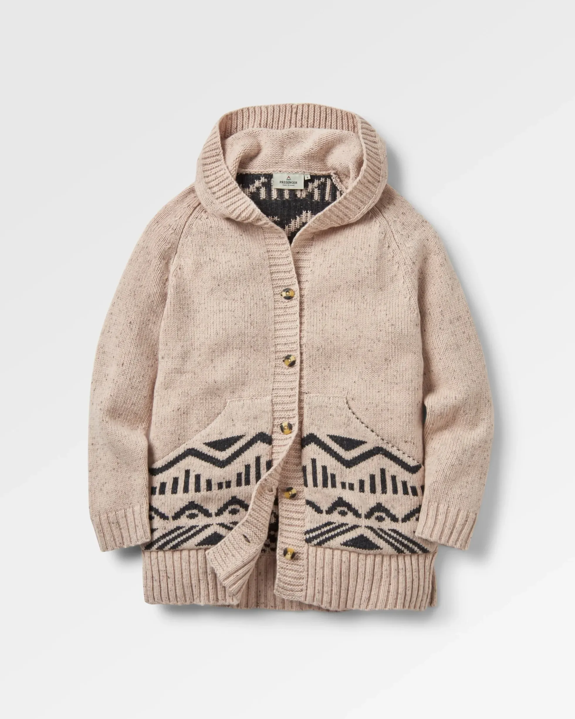 Damen Snoozle Gestrickte Hooded Cardigan