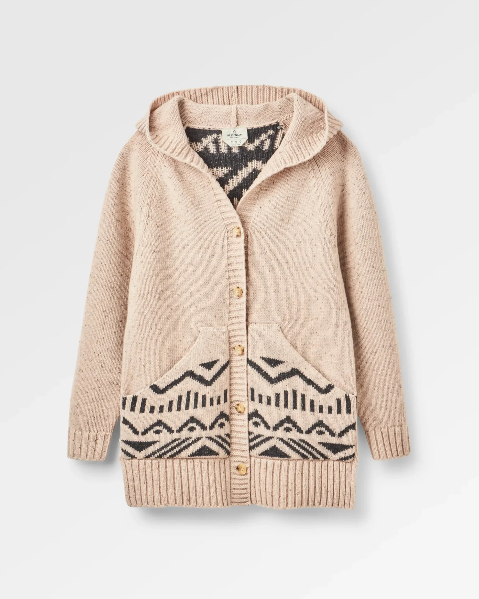 Damen Snoozle Gestrickte Hooded Cardigan