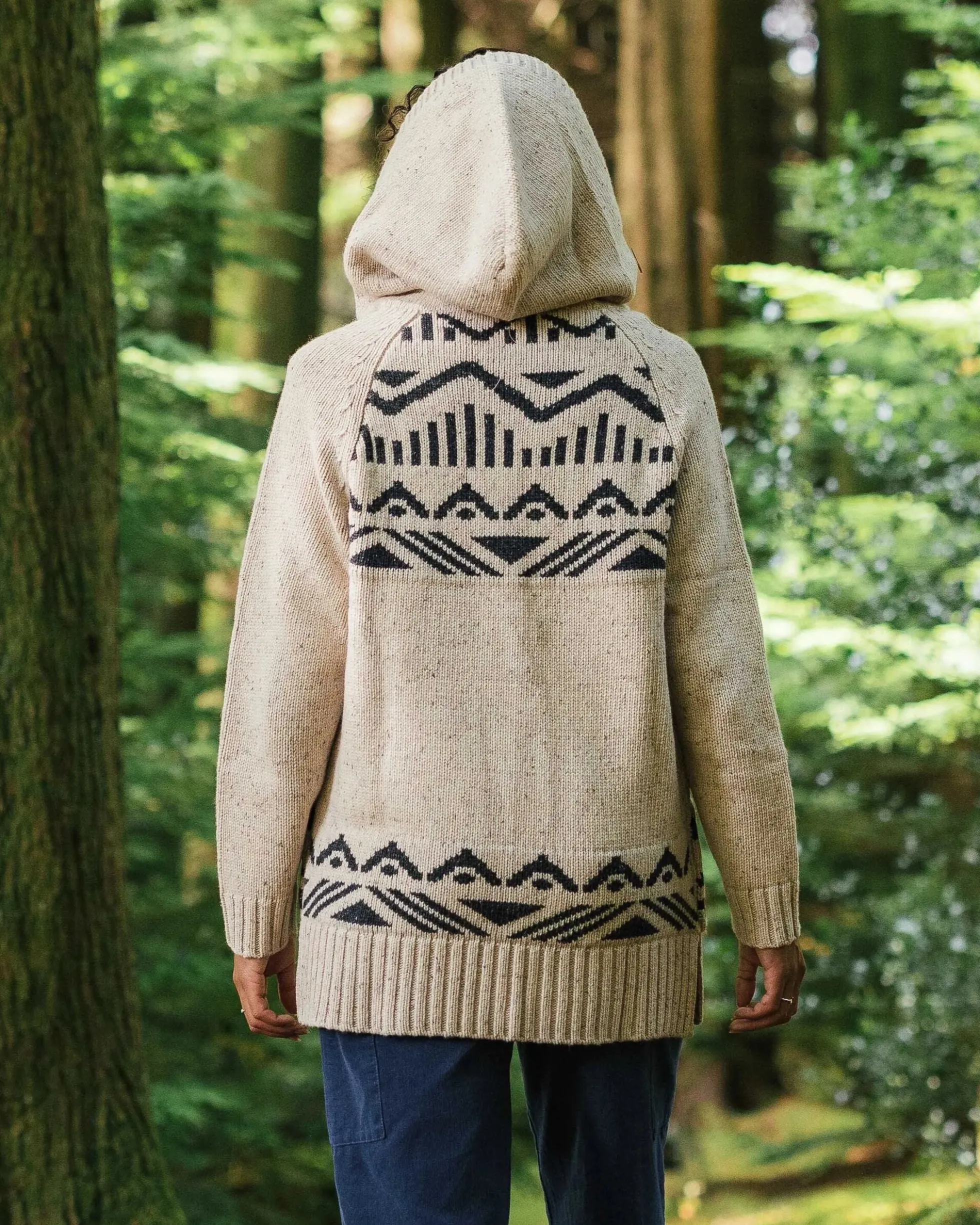 Damen Snoozle Gestrickte Hooded Cardigan