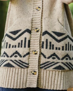 Damen Snoozle Gestrickte Hooded Cardigan