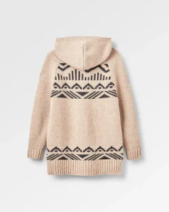 Damen Snoozle Gestrickte Hooded Cardigan