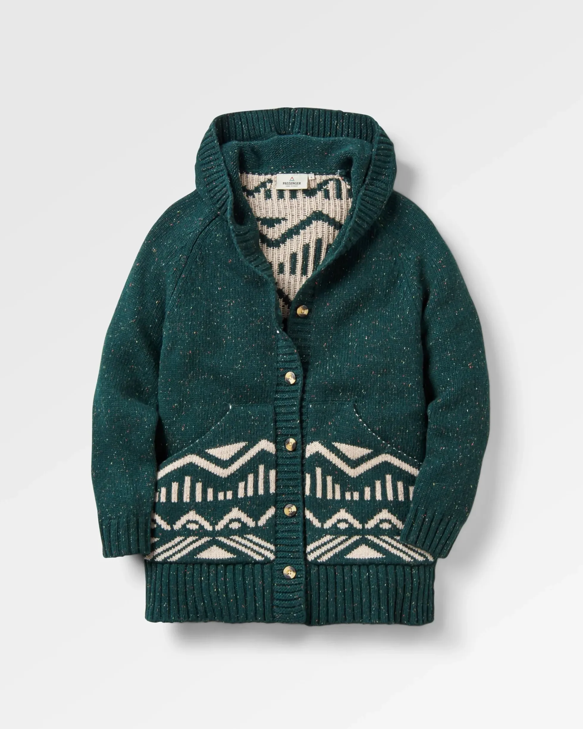 Damen Snoozle Gestrickte Kapuzenjacke