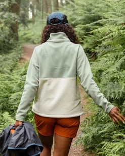 Damen Snowdrop Pullover aus Polartec® Fleece – Pistazie/Birke