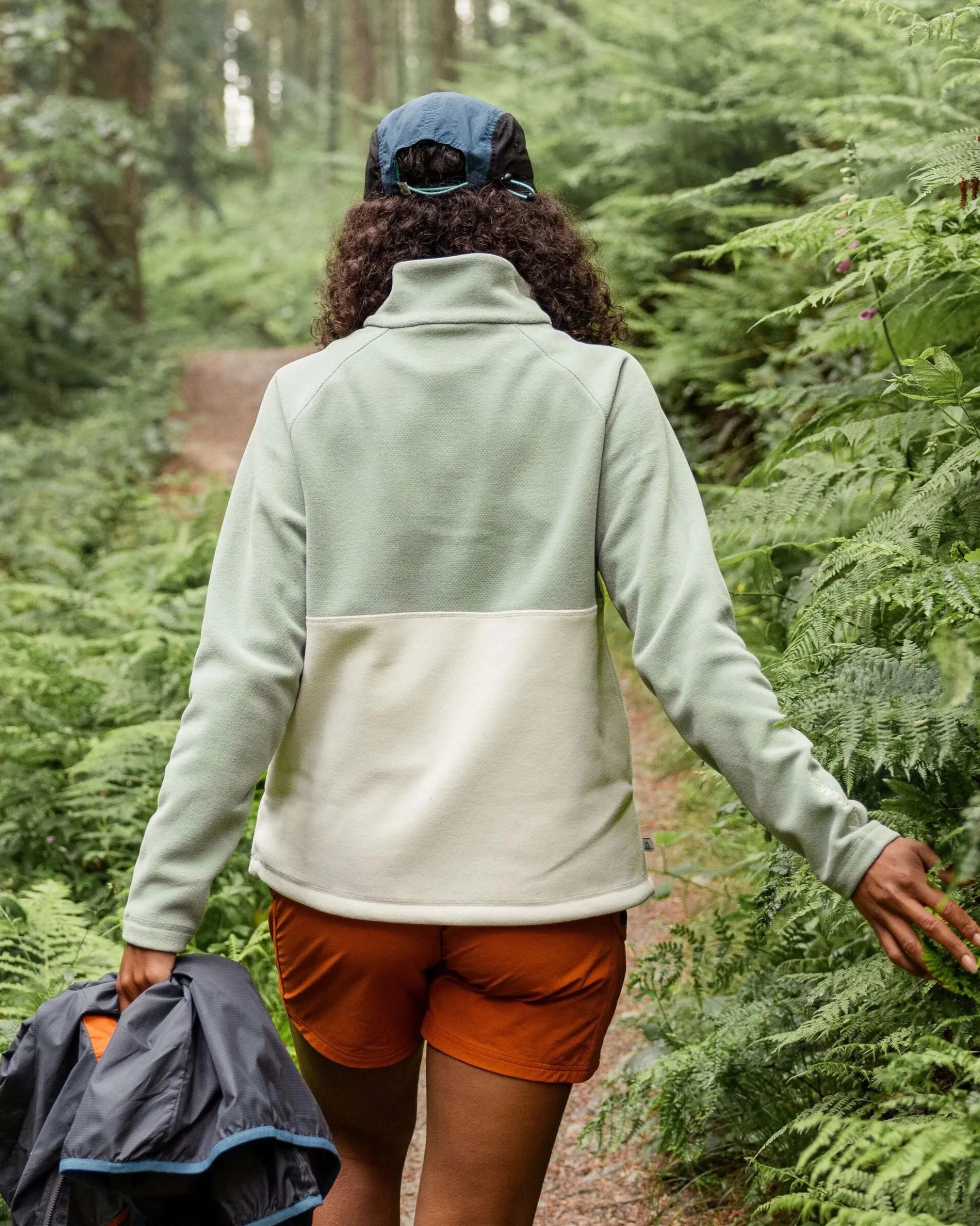 Damen Snowdrop Pullover aus Polartec® Fleece – Pistazie/Birke
