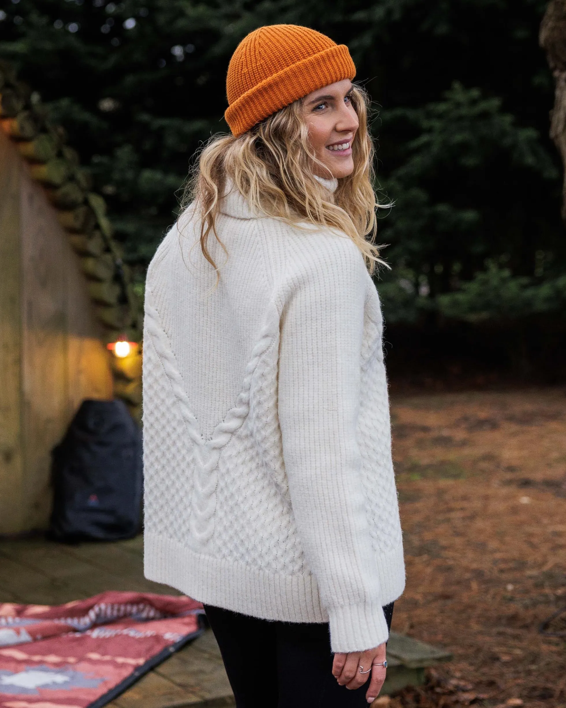 Damen Snuggle Strickpullover mit Rollkragen