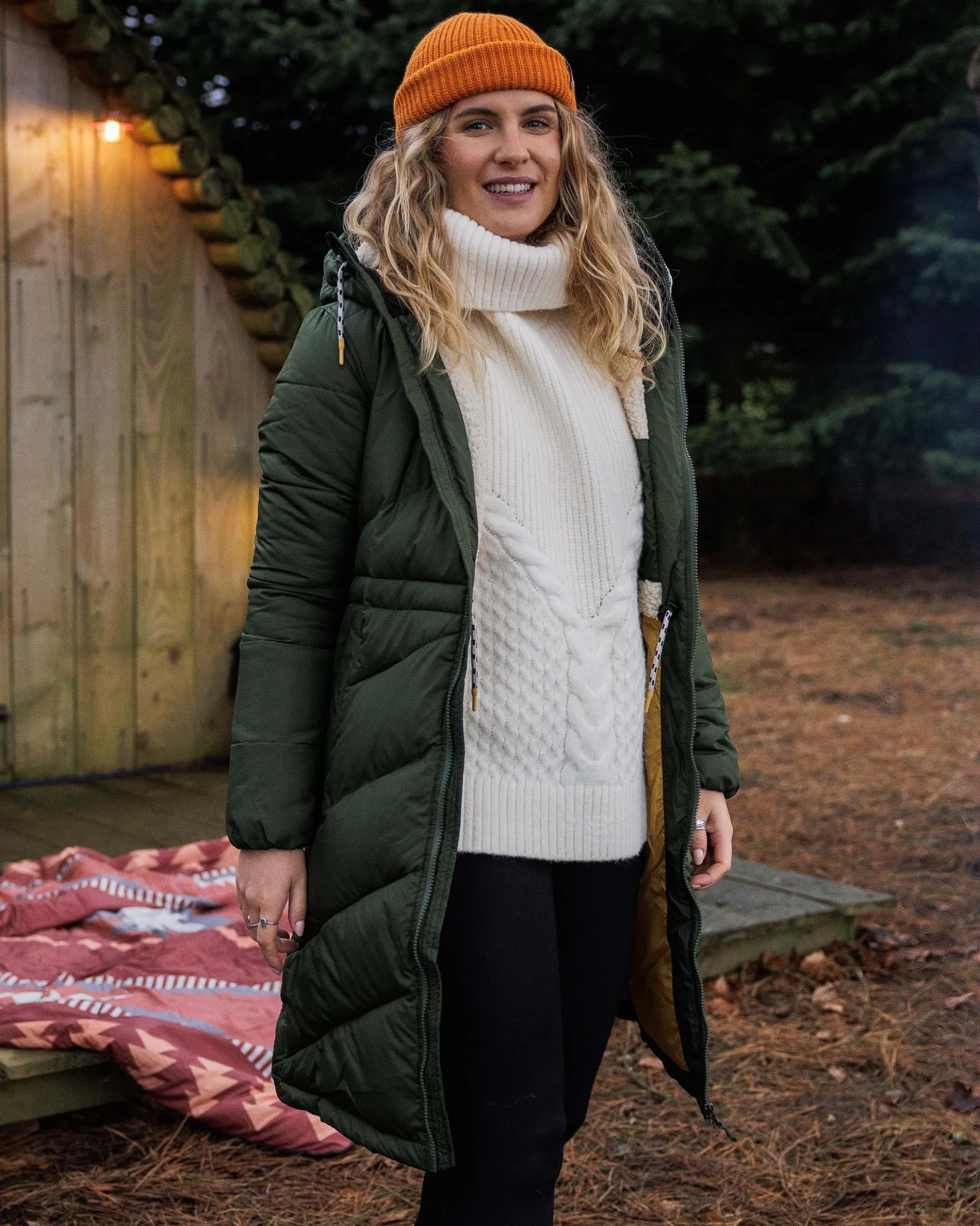Damen Snuggle Strickpullover mit Rollkragen