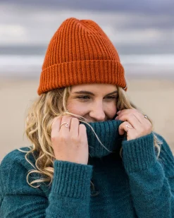 Damen Snug Polo Neck Gestrickter Pullover
