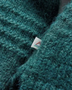 Damen Snug Polo Neck Gestrickter Pullover