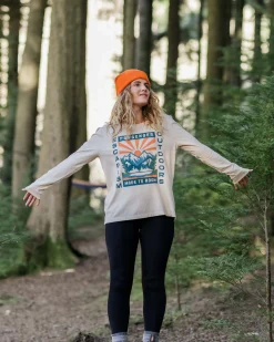 Damen Solitude Oversized LS T-Shirt