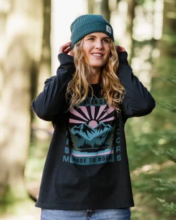 Damen Solitude Oversized LS T-Shirt