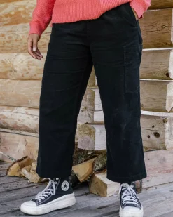 Damen Someday Verkürzte Bio-Baumwoll Cord Hose