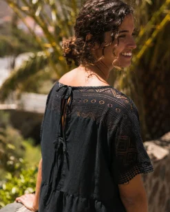 Damen Sono Leinen Strandkleid