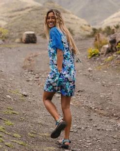 Damen Sono Leinen Strandkleid