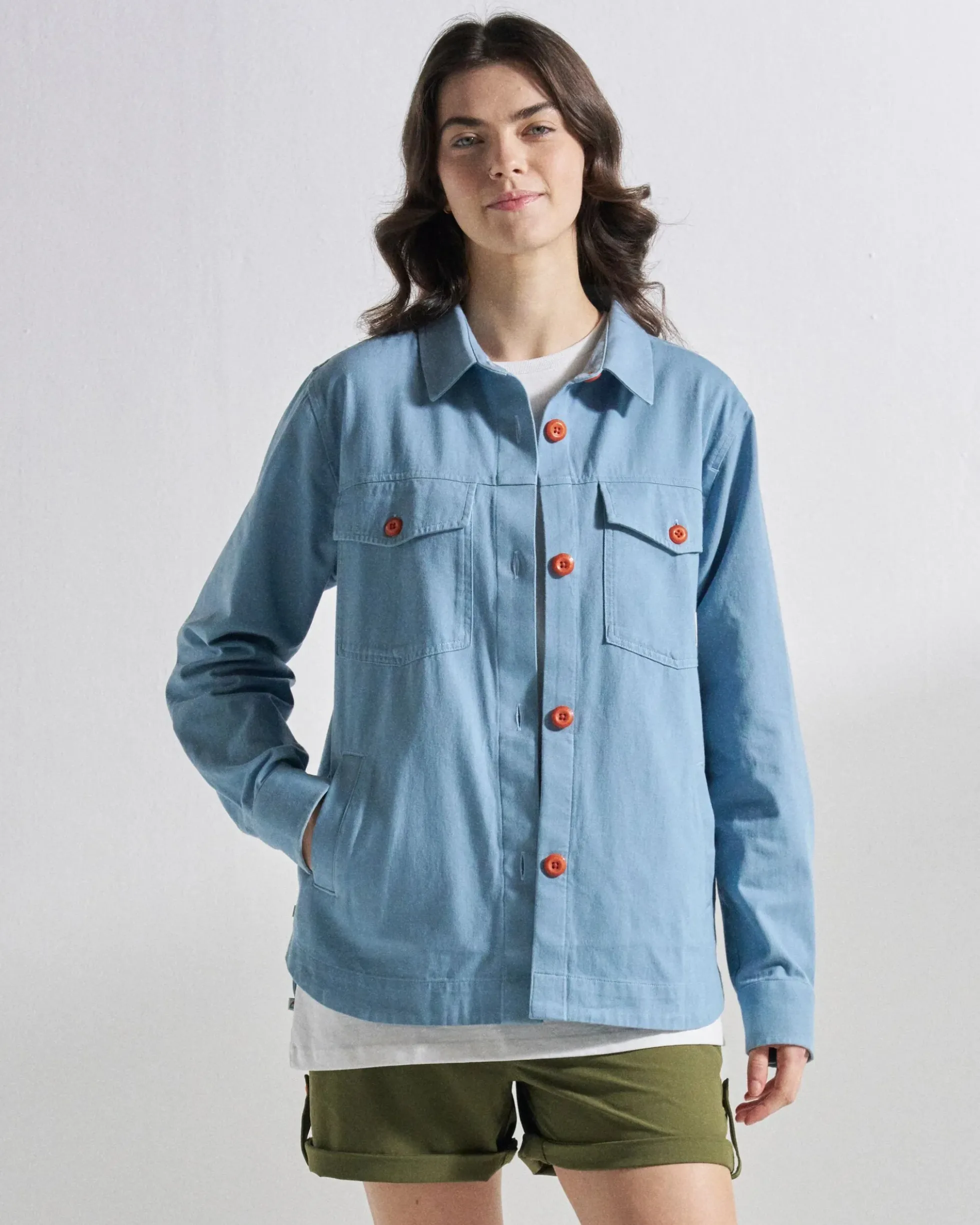 Damen Stella Bio-Baumwoll Langarmshirt