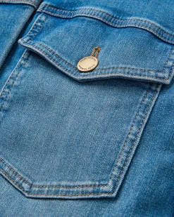 Damen Stella Langarmshirt aus Denim