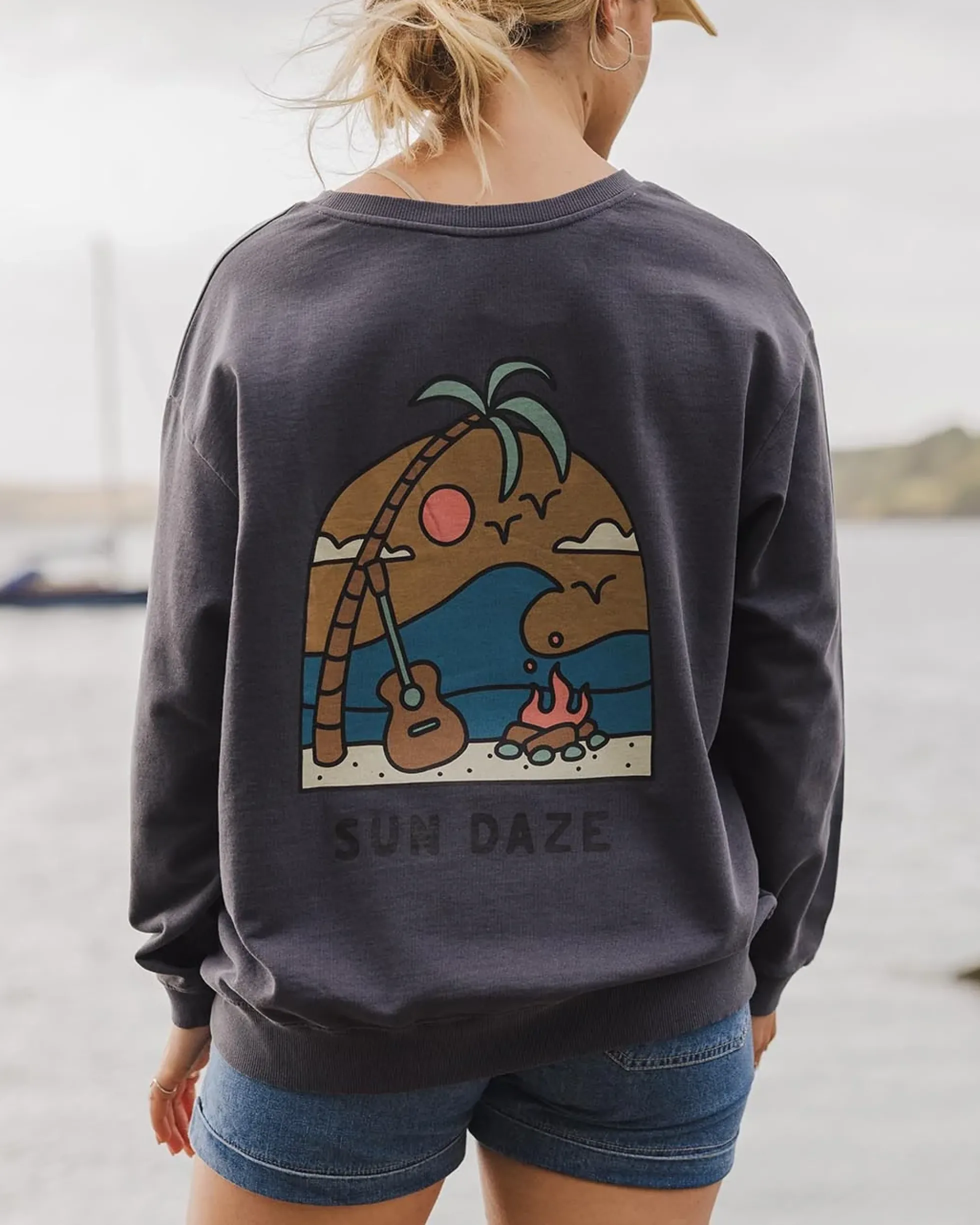 Damen Sundaze Sweatshirt