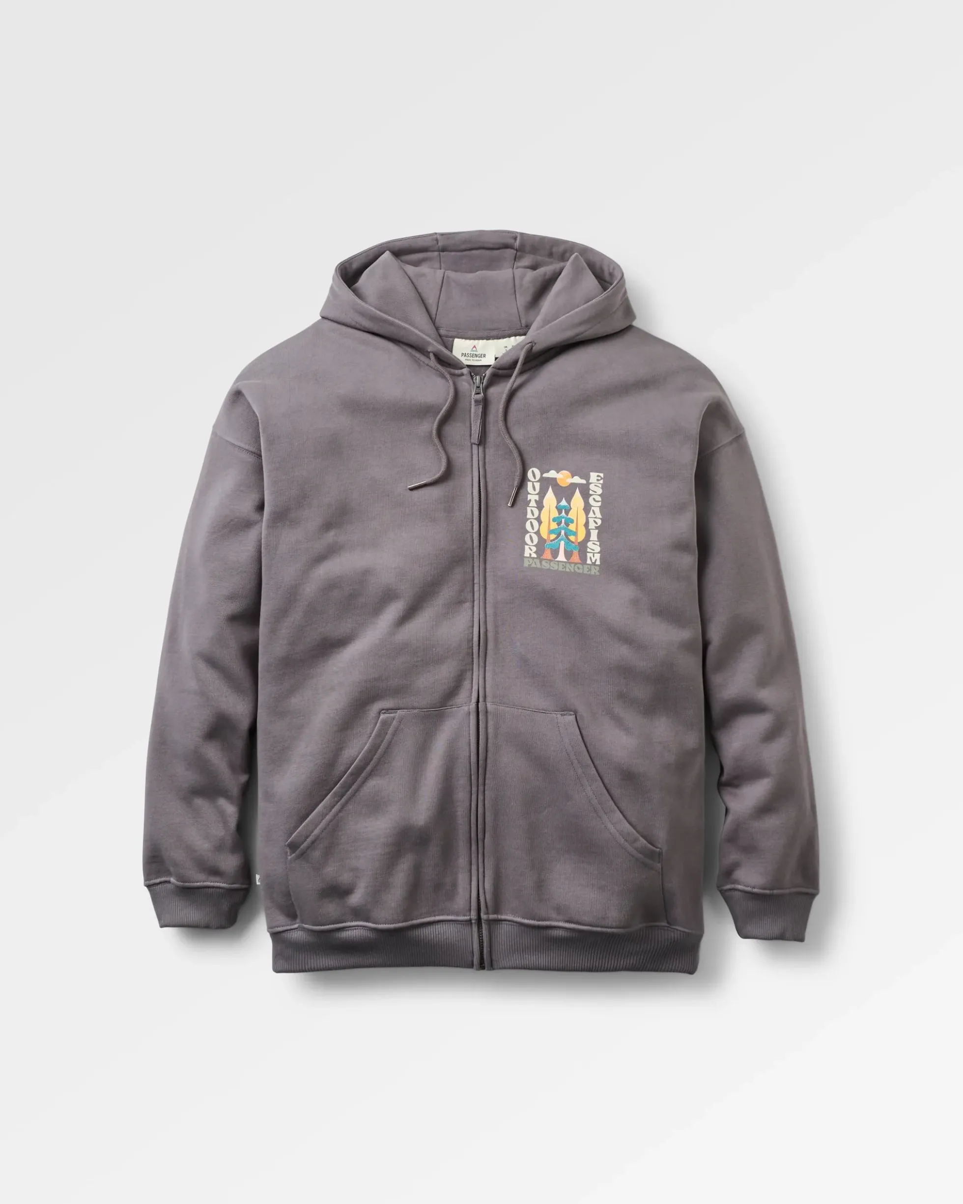 Damen Tall Pines Full Zip Baumwoll Hoodie