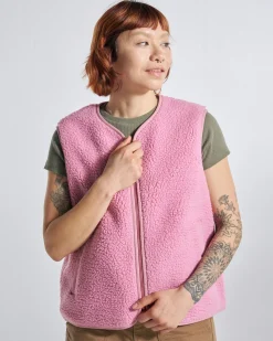 Damen Tawny Kragenlose Deep-Pile Sherpa Weste 2.0