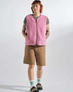 Damen Tawny Kragenlose Deep-Pile Sherpa Weste 2.0