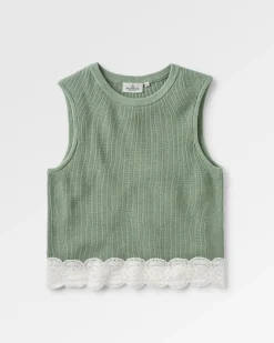 Damen Vintage Bio Stricktop