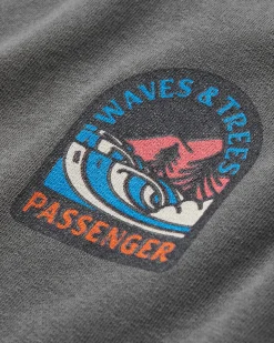Damen Waves & Trees Sweatshirt