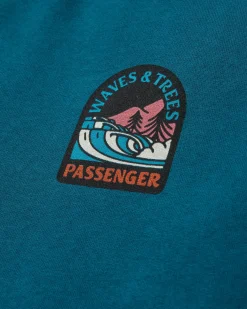 Damen Waves & Trees Sweatshirt