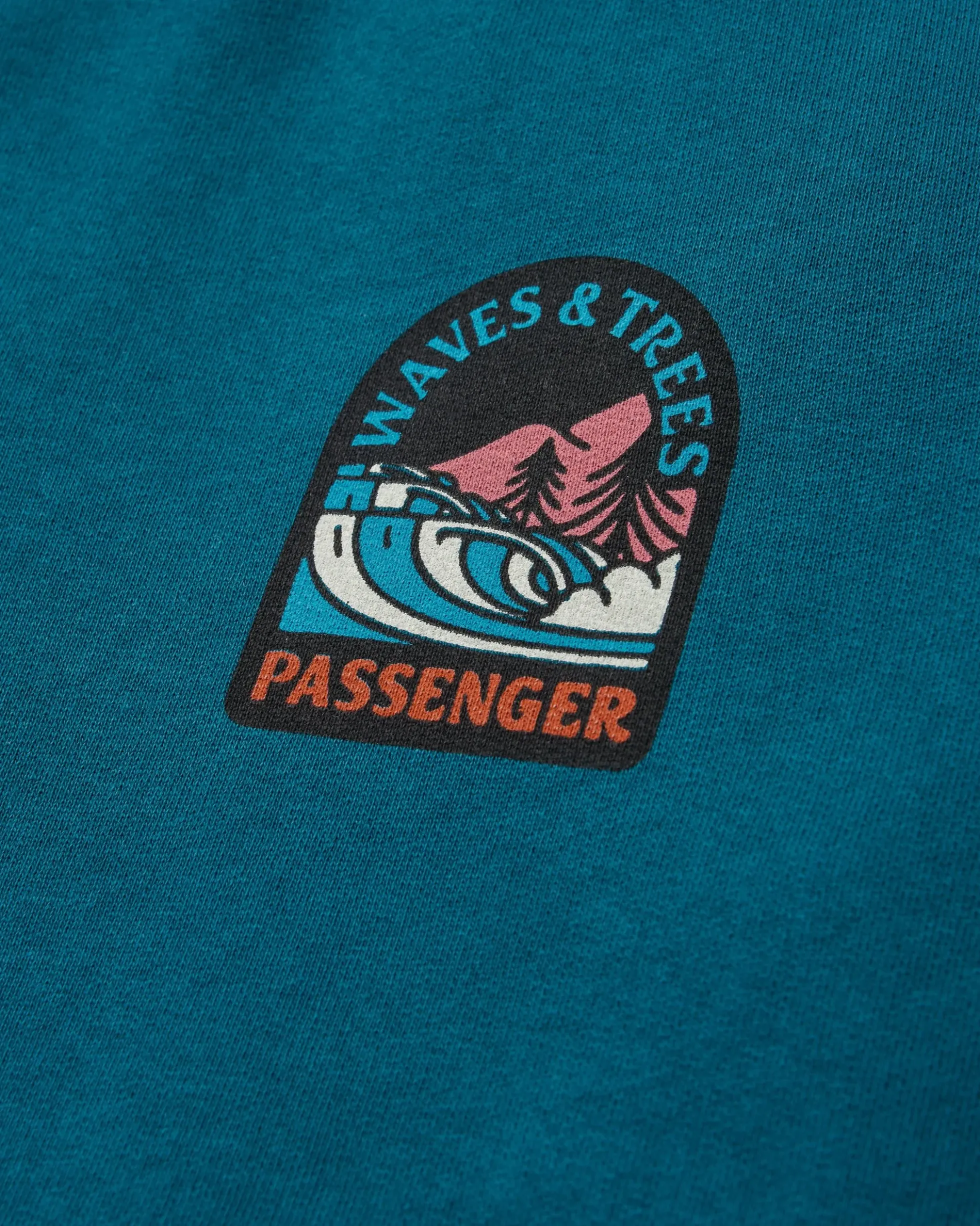 Damen Waves & Trees Sweatshirt