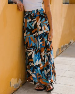 Damen Zephyr Gewebter Maxi-Rock
